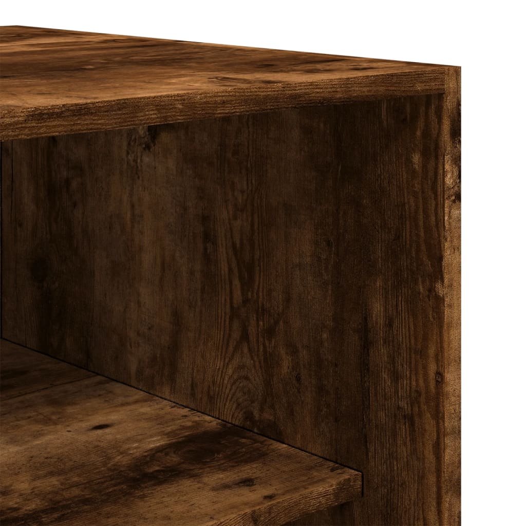 Garderobe røkt eik 100x50x200 cm konstruert tre
