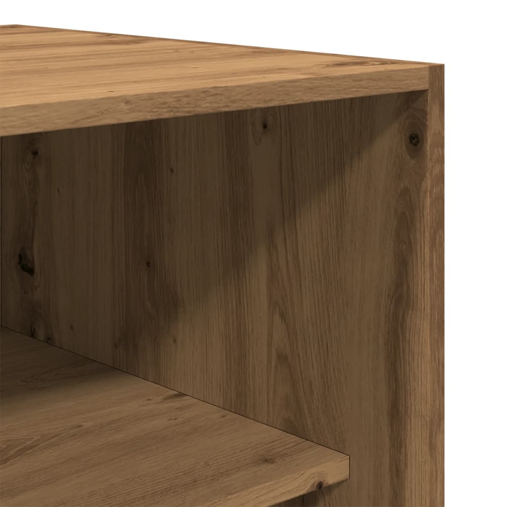 Garderobe artisan eik 100x50x200 cm konstruert tre