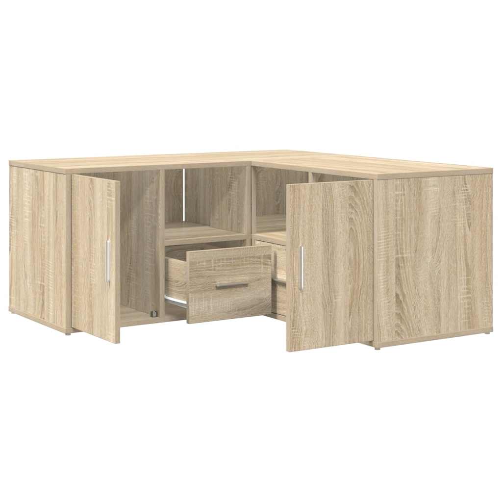 Hjørneskap sonoma eik 160x40x45 cm sponplate