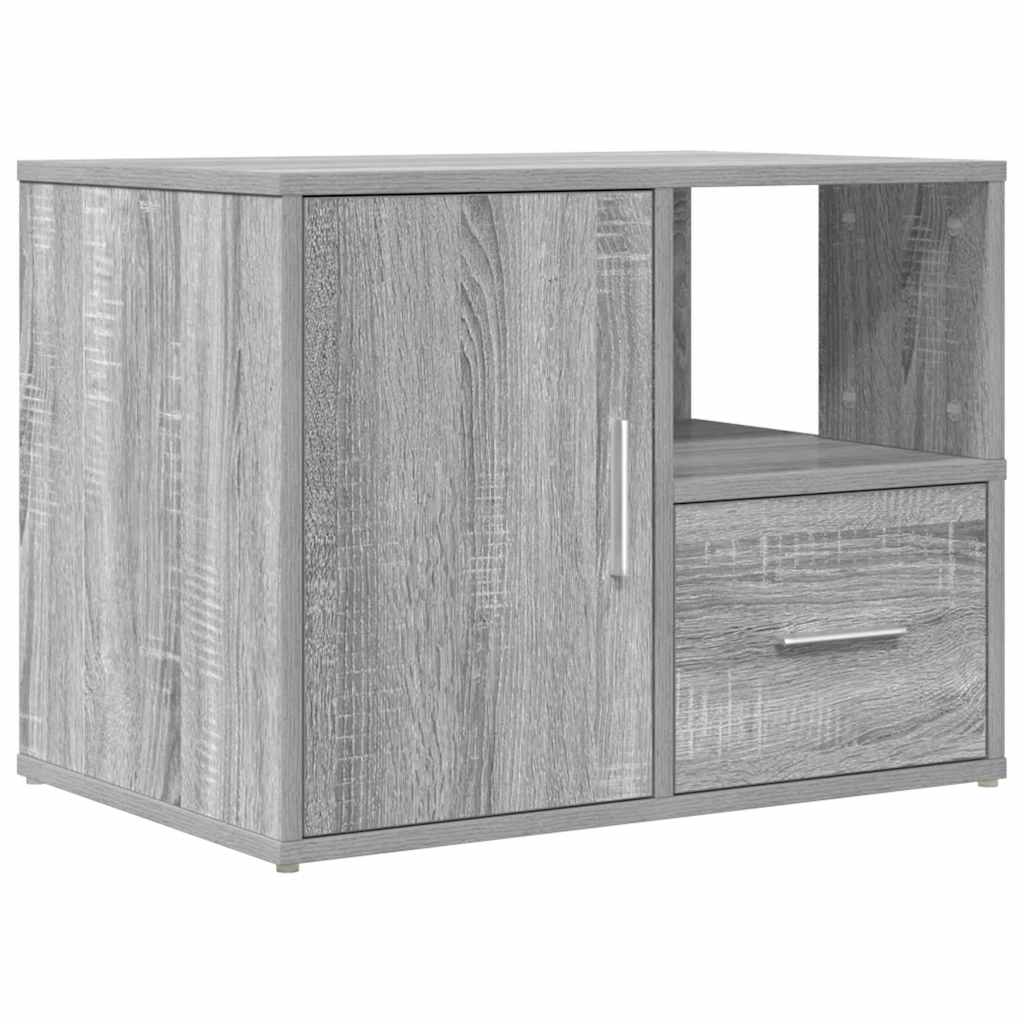 Hjørneskap grå sonoma 160x40x45 cm konstruert tre