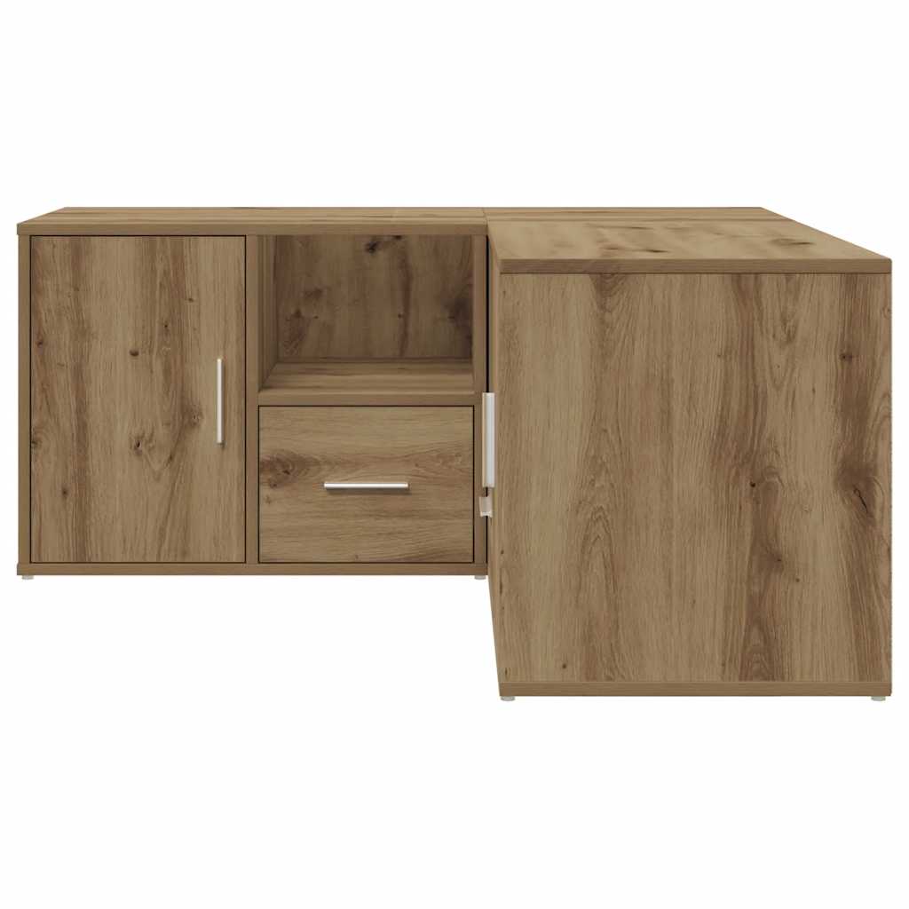 Hjørneskap artisan eik 160x40x45 cm sponplate
