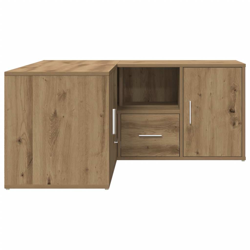 Hjørneskap artisan eik 160x40x45 cm sponplate