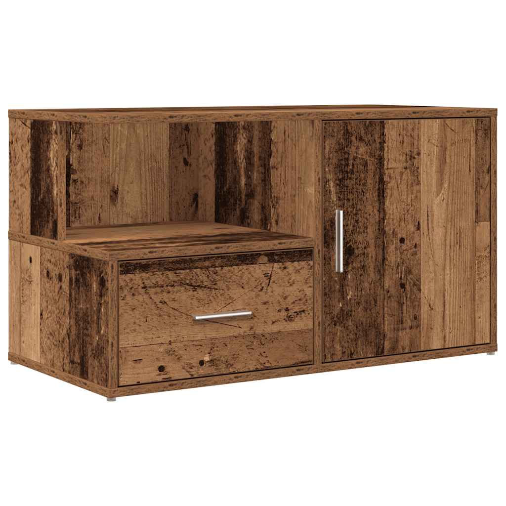 Hjørneskap gammelt tre 200x40x45 cm konstruert tre
