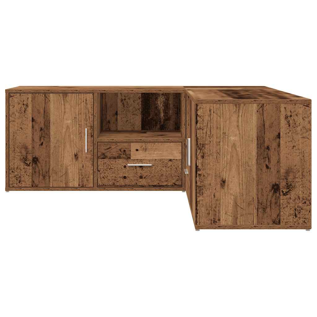 Hjørneskap gammelt tre 200x40x45 cm konstruert tre