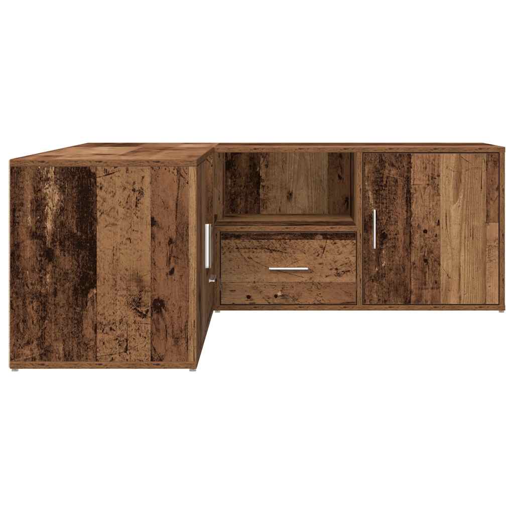 Hjørneskap gammelt tre 200x40x45 cm konstruert tre