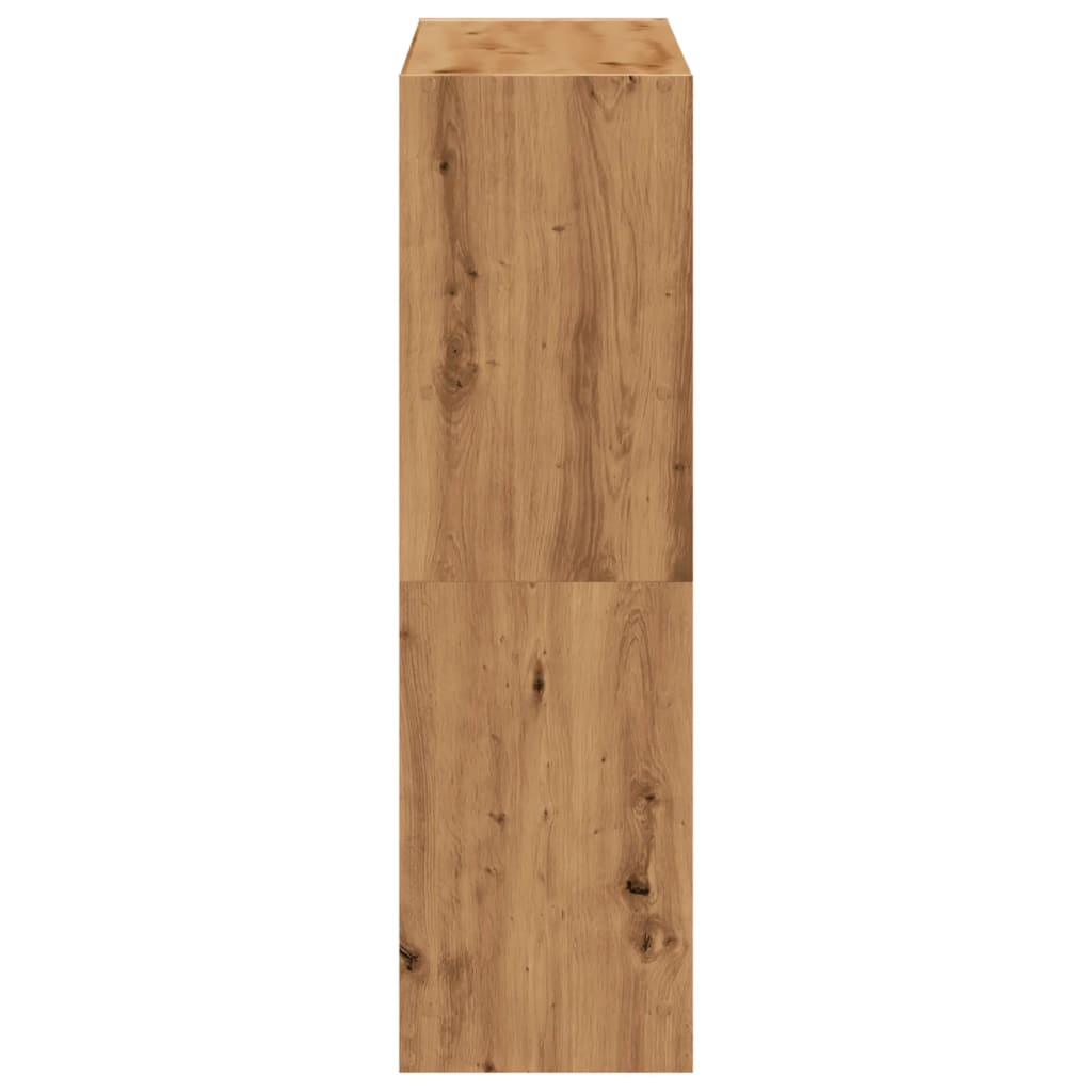 Bokhylle artisan eik 102x32x108 cm konstruert tre