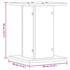 Plantestativ 2 stk hvit 30x30x40 cm konstruert tre