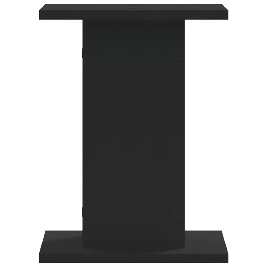 Plantestativer 2 stk svart 30x30x40 cm konstruert tre