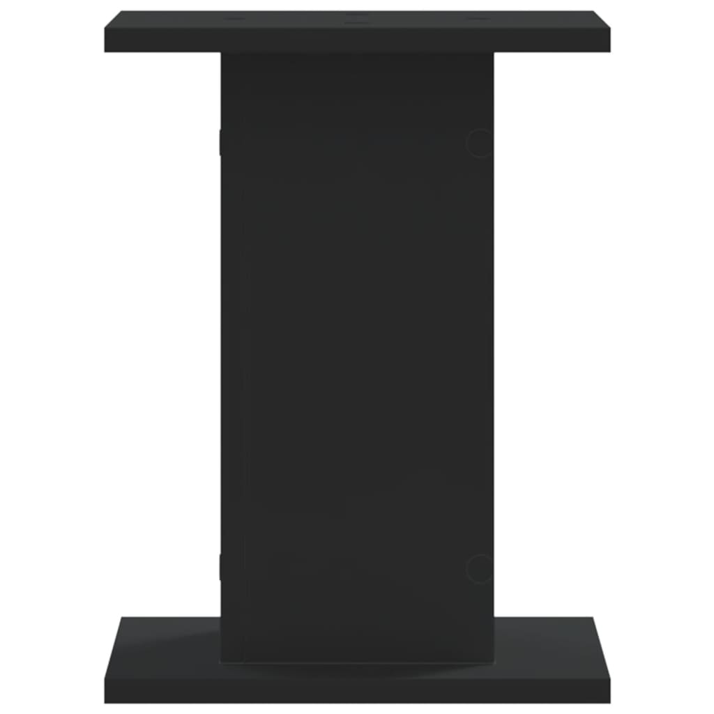 Plantestativer 2 stk svart 30x30x40 cm konstruert tre