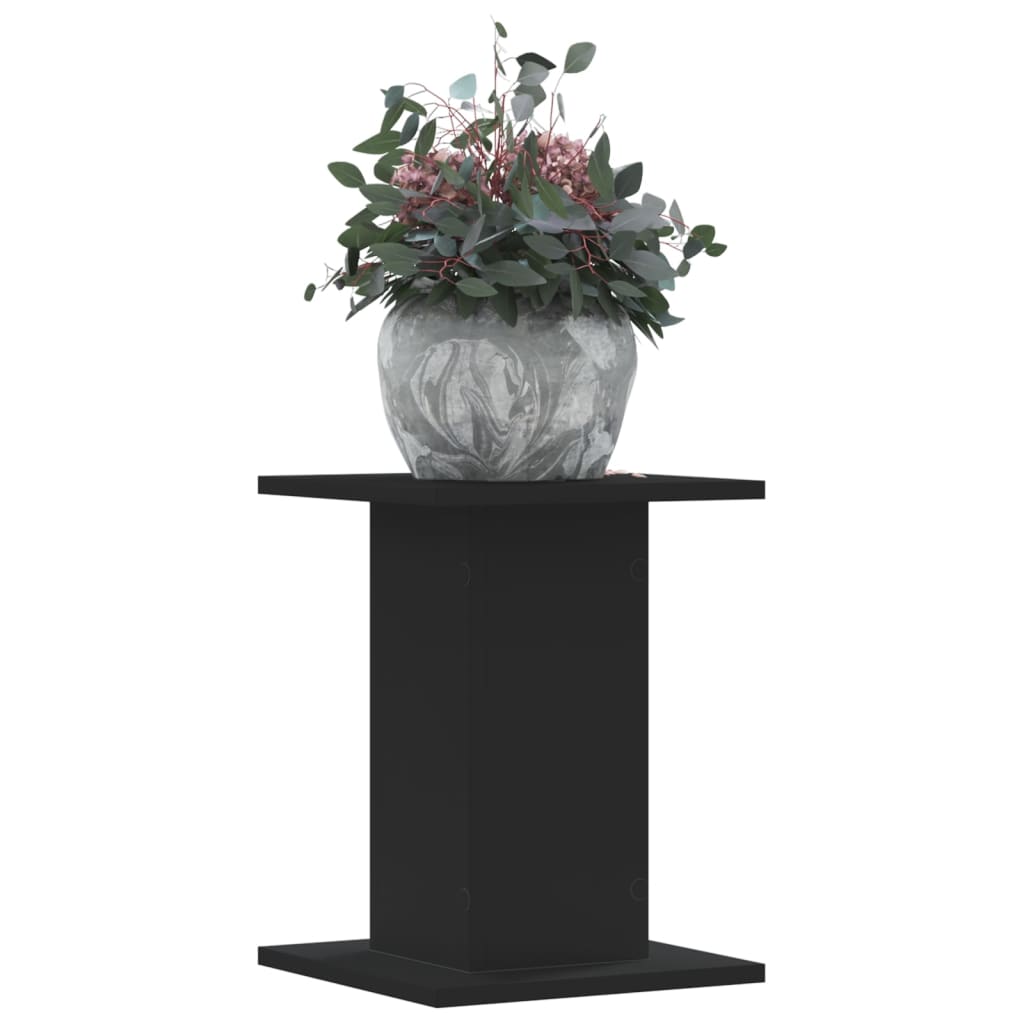 Plantestativer 2 stk svart 30x30x40 cm konstruert tre