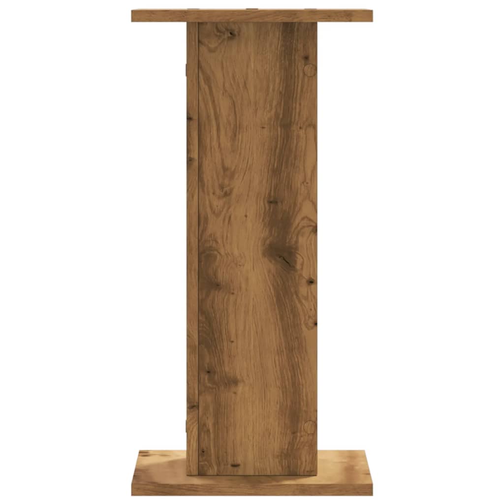 Plantestativer 2 stk artisan eik 30x30x60 cm konstruert tre