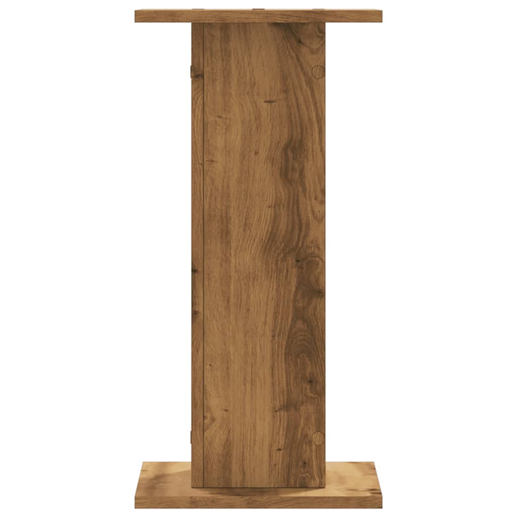 Plantestativer 2 stk artisan eik 30x30x60 cm konstruert tre