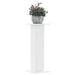 Plantestativer 2 stk hvit 30x30x80 cm konstruert tre