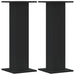 Plantestativ 2 stk svart 30x30x80 cm konstruert tre