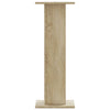 Plantestativer 2 stk sonoma eik 30x30x80 cm konstruert tre