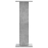 Plantestativer 2 stk betonggrå 30x30x80 cm konstruert tre