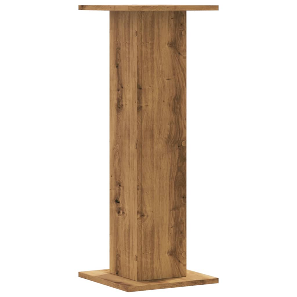 Plantestativer 2 stk artisan eik 30x30x80 cm konstruert tre