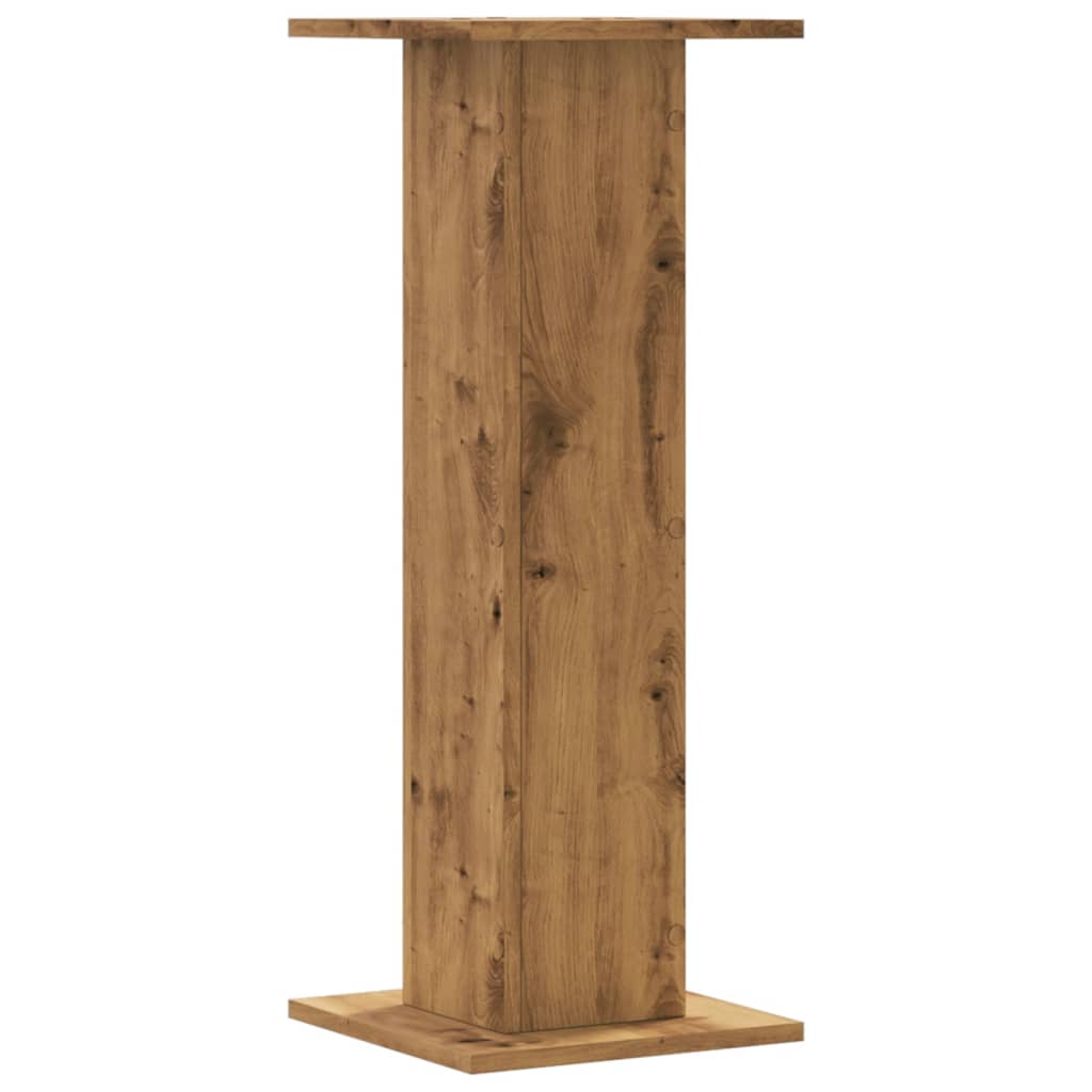 Plantestativer 2 stk artisan eik 30x30x80 cm konstruert tre