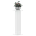 Plantestativer 2 stk hvit 30x30x95 cm konstruert tre