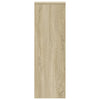 Plantestativer 2 stk sonoma eik 33x33x100 cm konstruert tre