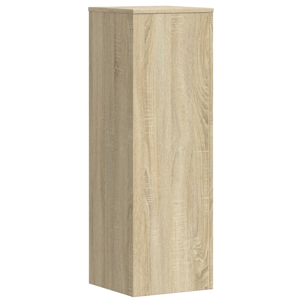 Plantestativer 2 stk sonoma eik 33x33x100 cm konstruert tre