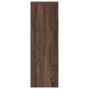 Plantestativer 2 stk brun eik 33x33x100 cm konstruert tre