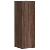 Plantestativer 2 stk brun eik 33x33x100 cm konstruert tre