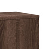 Plantestativer 2 stk brun eik 33x33x100 cm konstruert tre