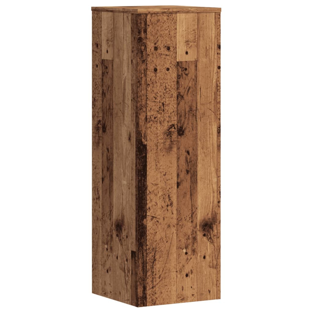 Plantestativer 2 stk gammelt tre 33x33x100 cm konstruert tre