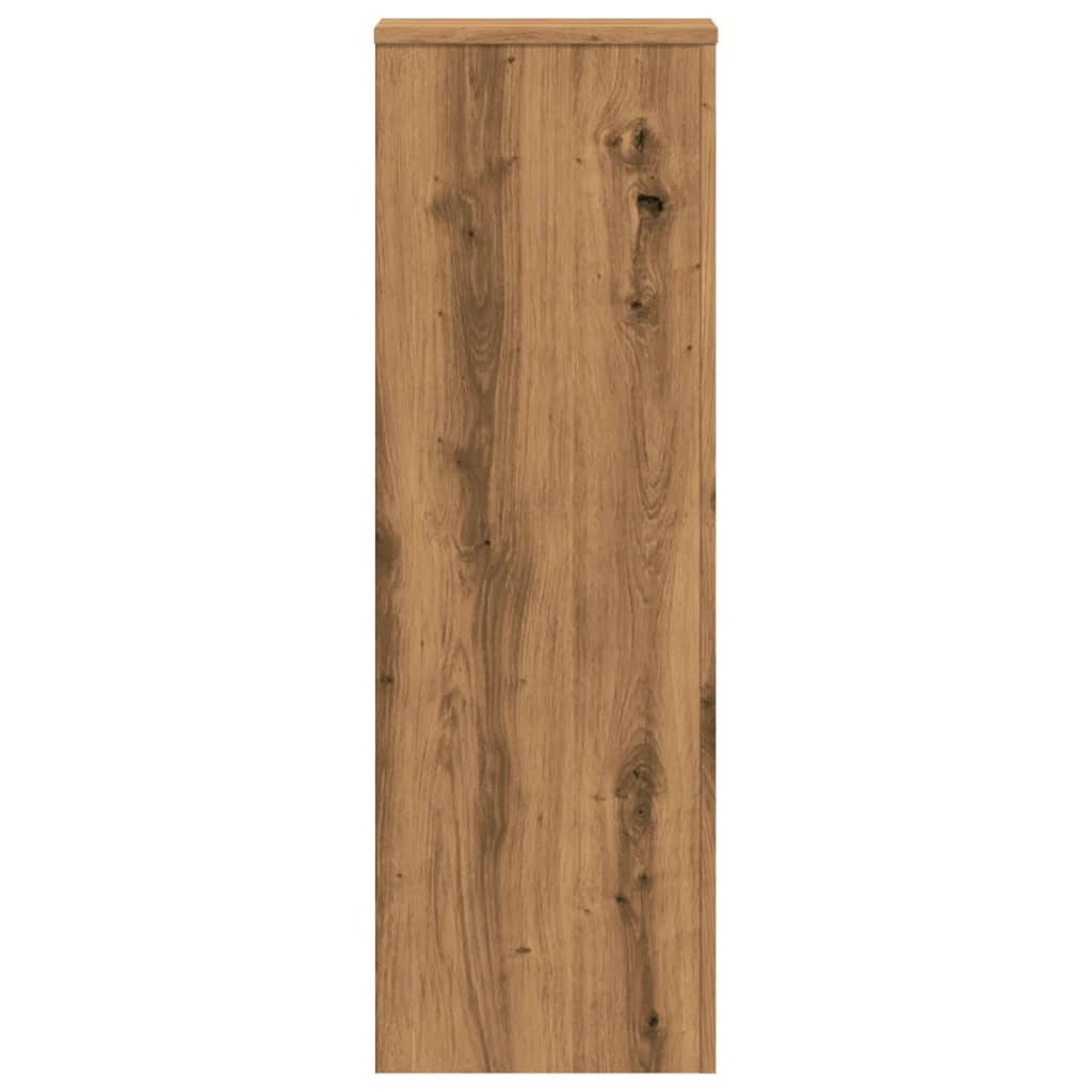 Plantestativer 2 stk artisan eik 33x33x100 cm konstruert tre