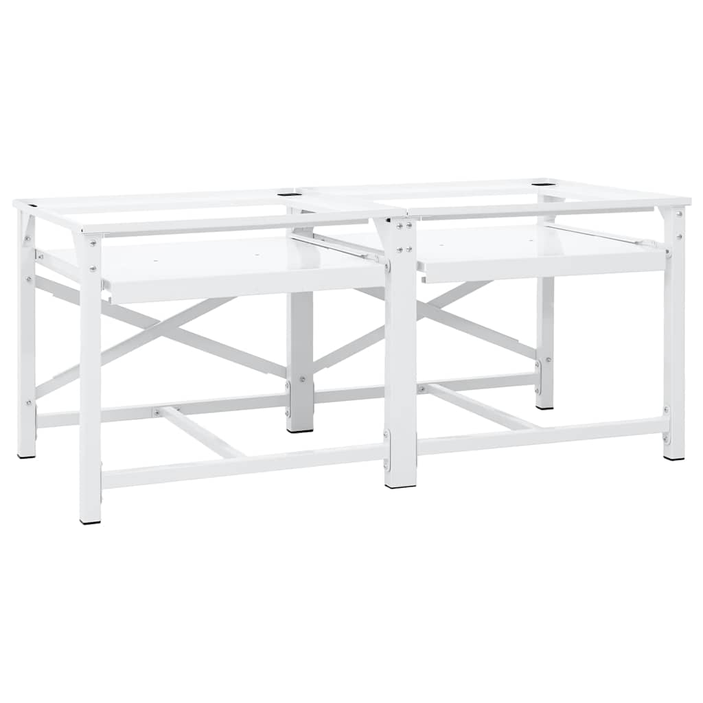 | Vaskemaskin Pedestal | Hvit Stål