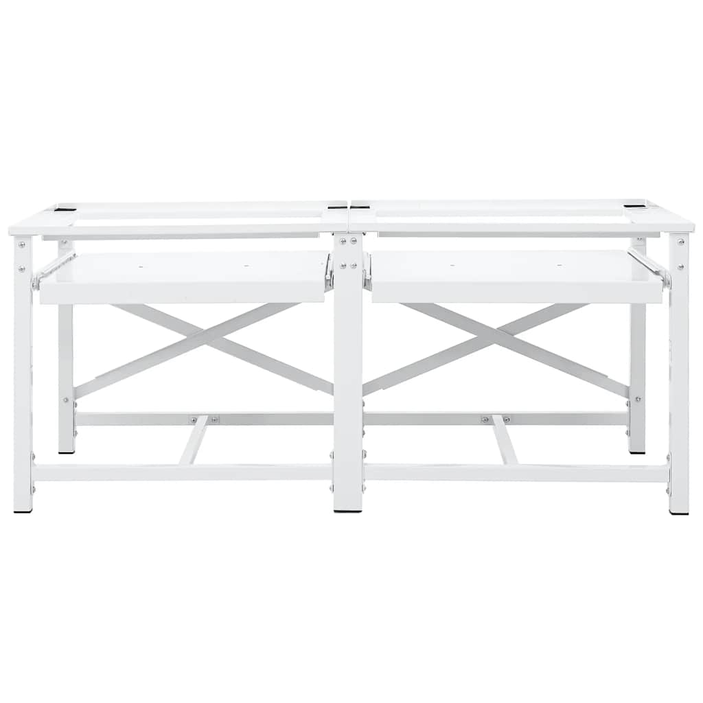 | Vaskemaskin Pedestal | Hvit Stål
