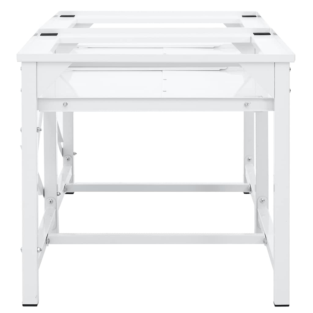 | Vaskemaskin Pedestal | Hvit Stål