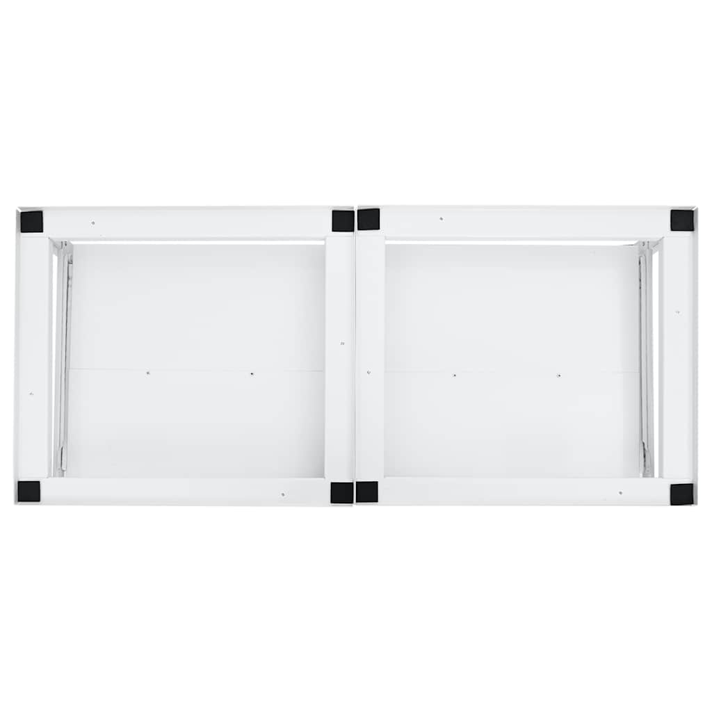 | Vaskemaskin Pedestal | Hvit Stål