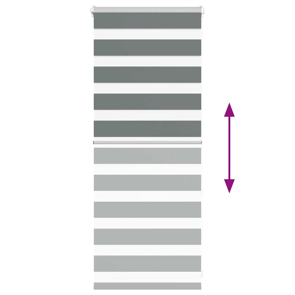 Sebragardin mørkegrå 55x100 cm stoff bredde 50,9 cm polyester