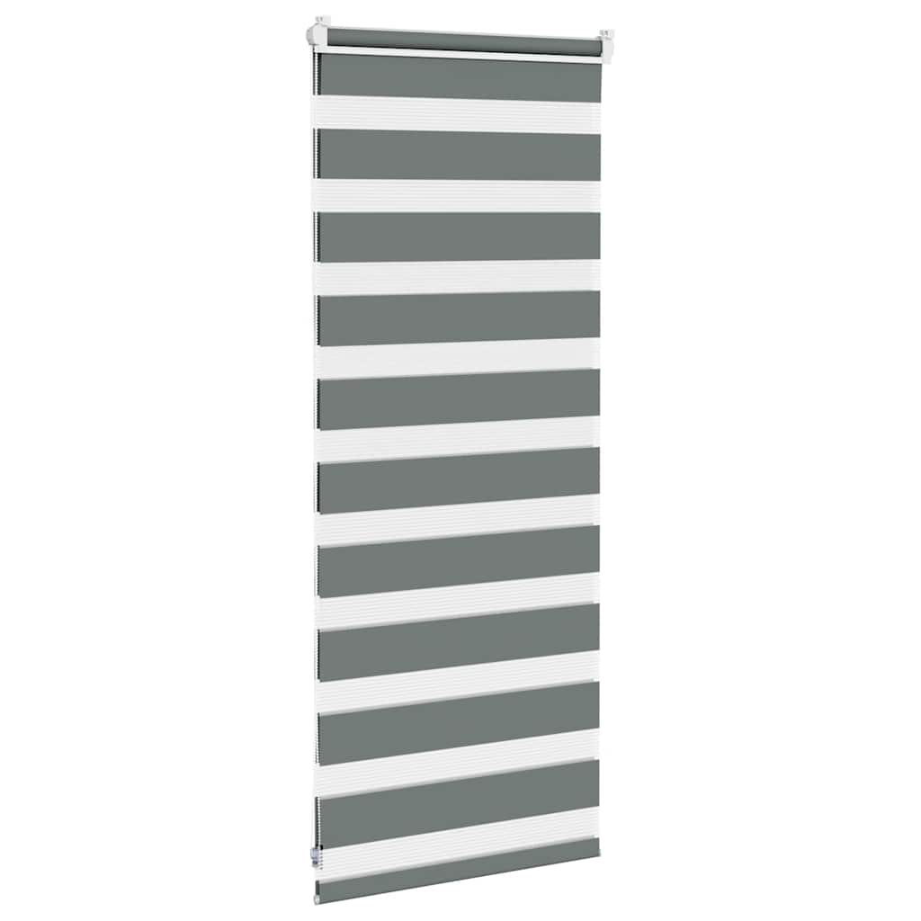 Sebragardin mørkegrå 60x100 cm stoff bredde 55,9 cm polyester