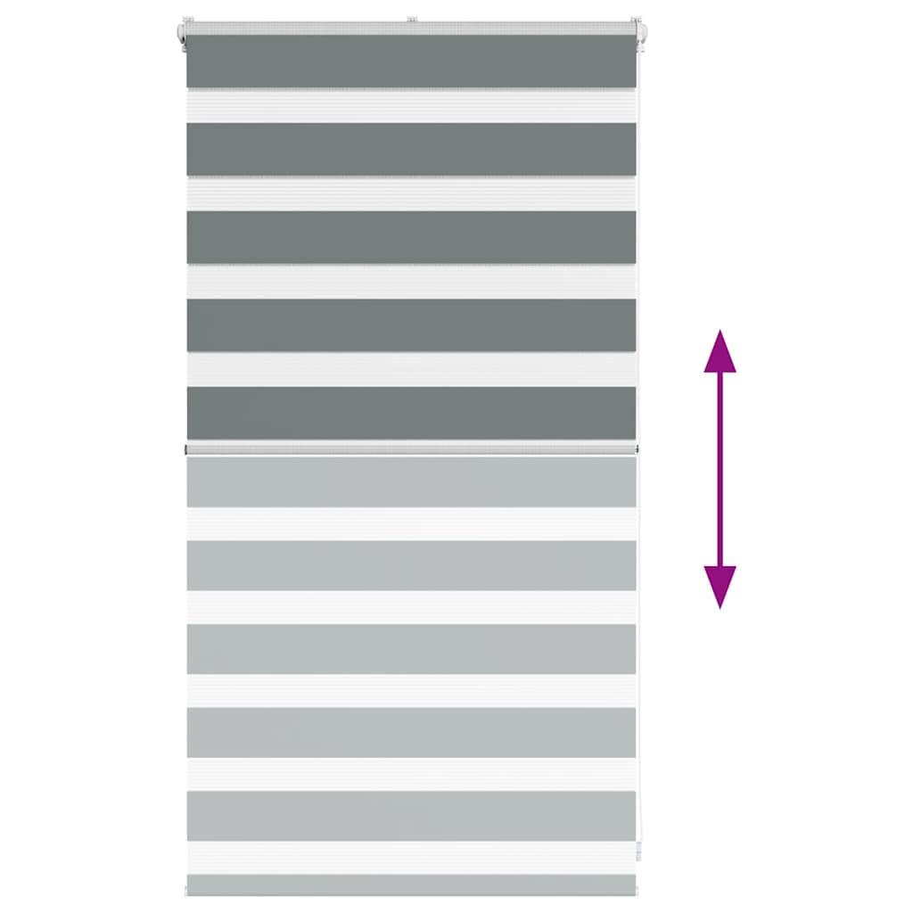 Sebragardin mørkegrå 75x100 cm stoff bredde 70,9 cm polyester