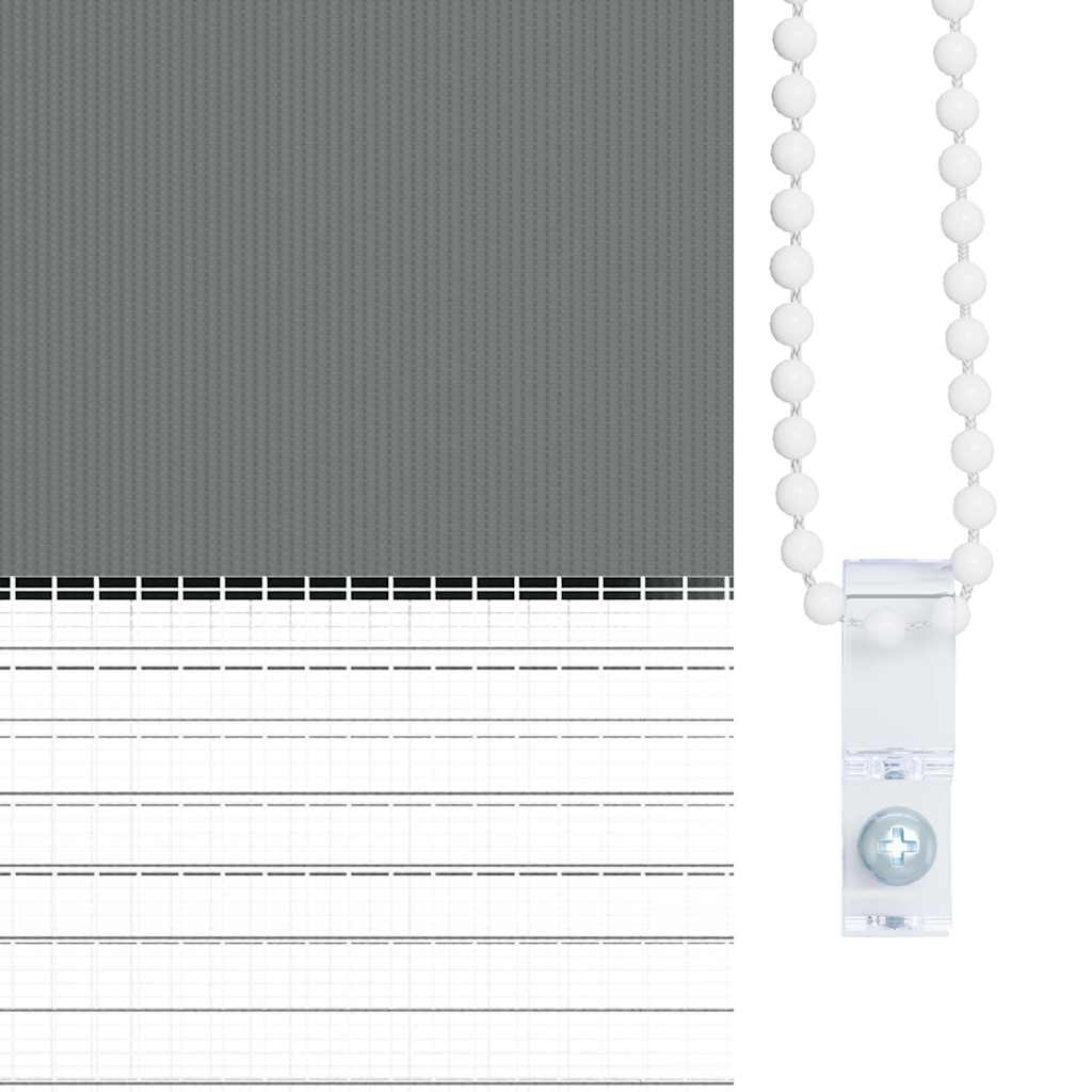 Sebragardin mørkegrå 75x100 cm stoff bredde 70,9 cm polyester