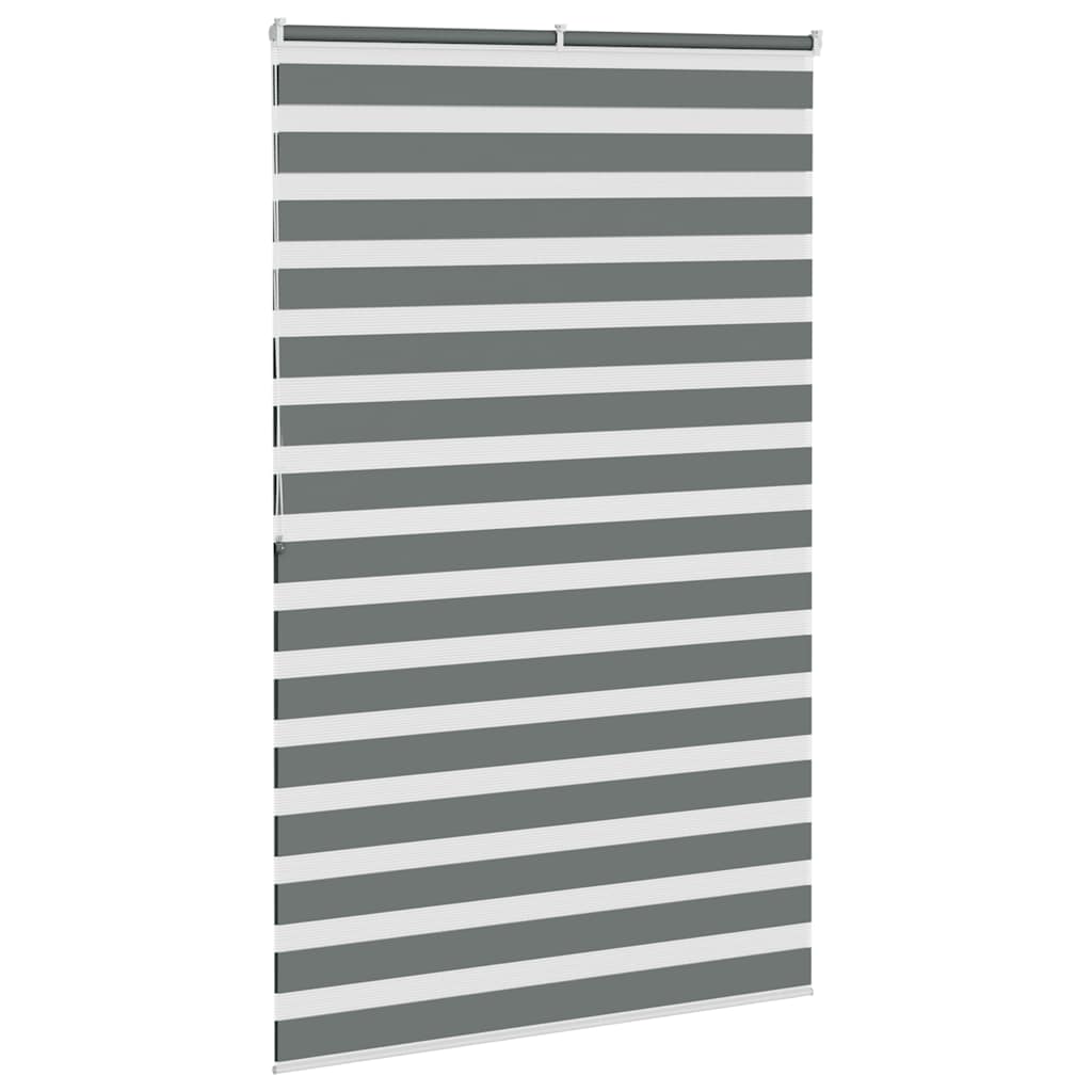 Sebragardin mørkegrå 140x200 cm stoff bredde 135,9 cm polyester