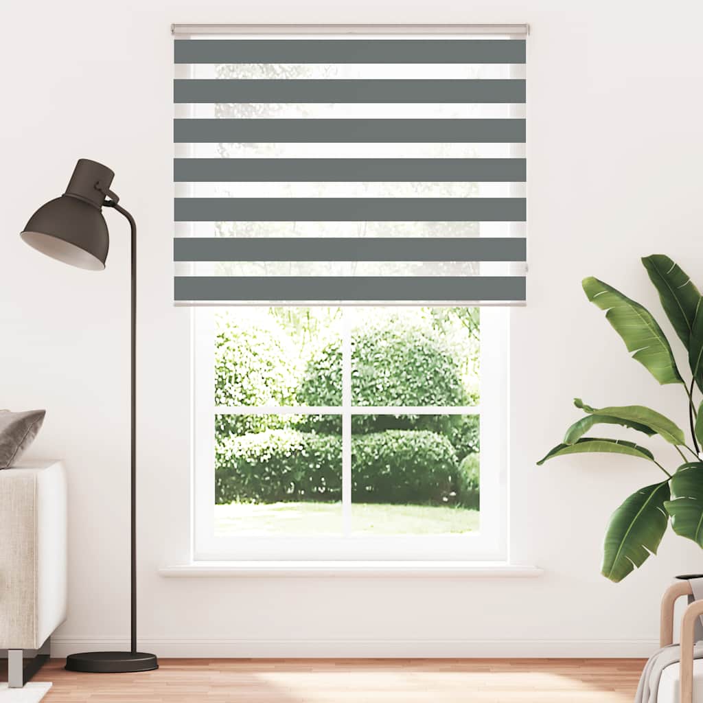 Sebragardin mørkegrå 140x230 cm stoff bredde 135,9 cm polyester