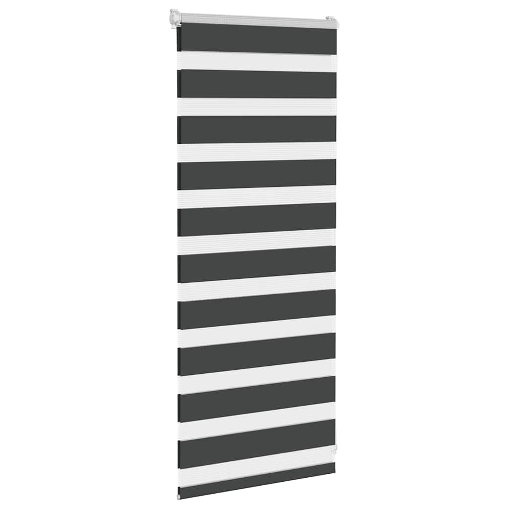 Sebragardin svart 60x100 cm stoff bredde 55,9 cm polyester