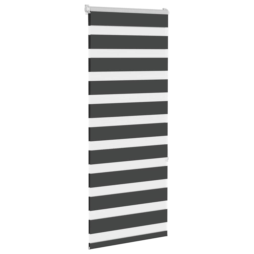 Sebragardin svart 55x150 cm stoff bredde 50,9 cm polyester