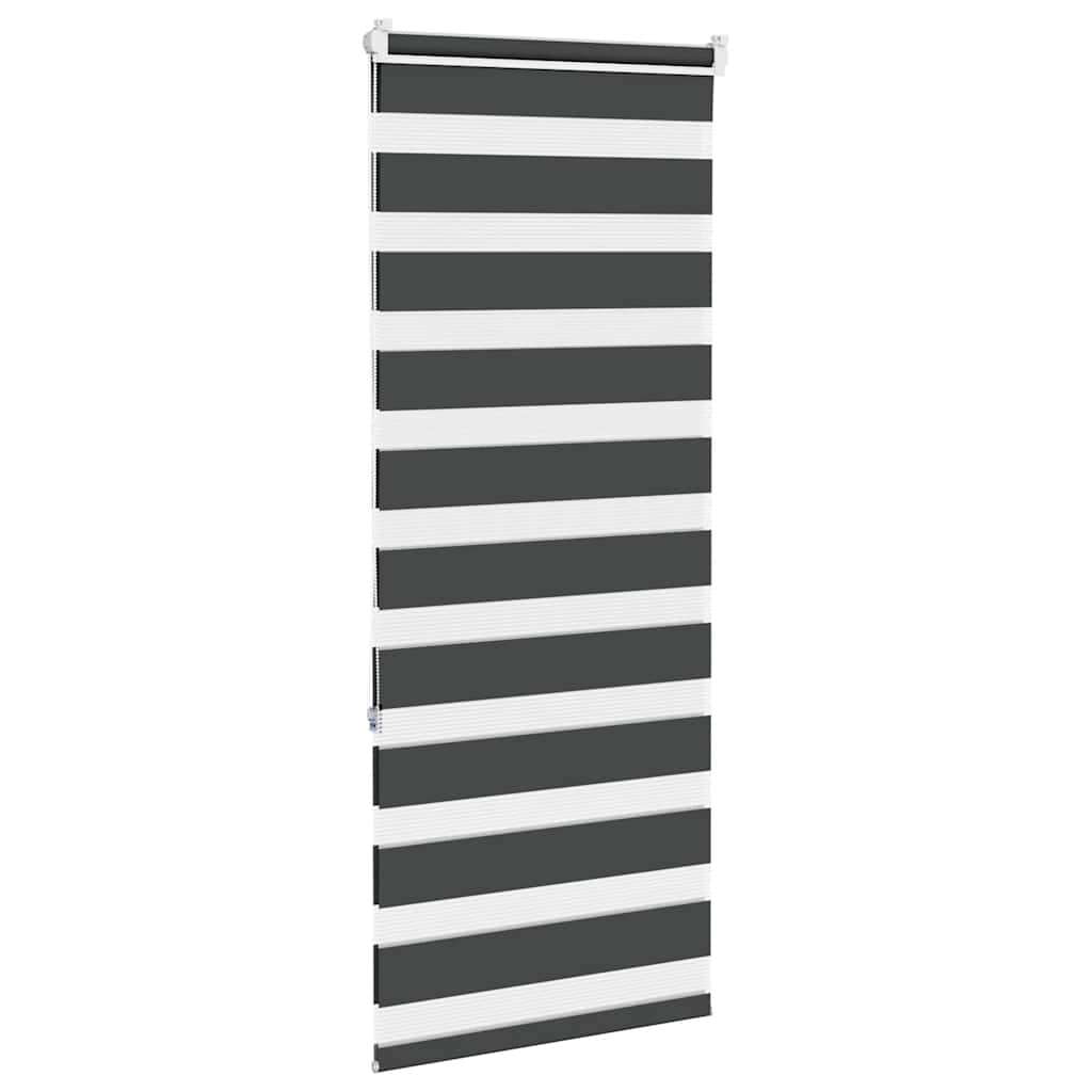 Sebragardin svart 65x150 cm stoff bredde 60,9 cm polyester