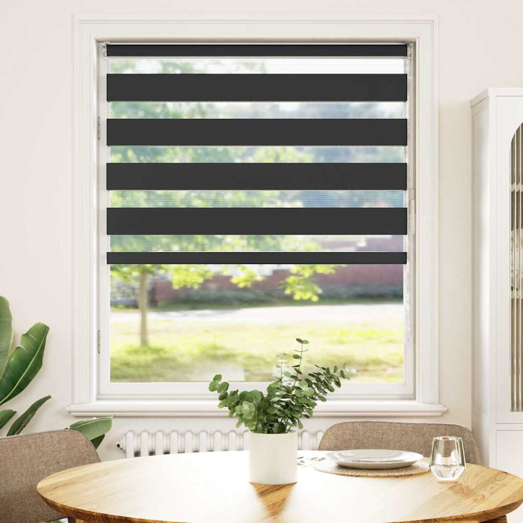 Sebragardin svart 100x150 cm stoff bredde 95,9 cm polyester