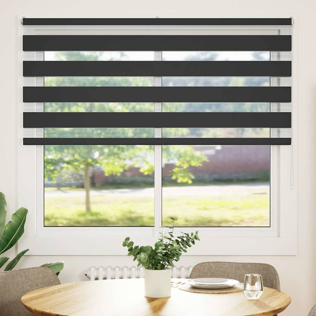Sebragardin svart 165x150 cm stoff bredde 160,9 cm polyester