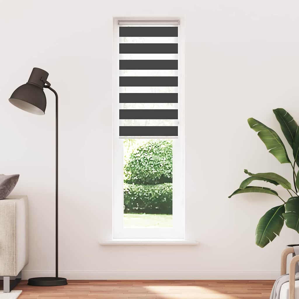 Sebragardin svart 55x200 cm stoff bredde 50,9 cm polyester