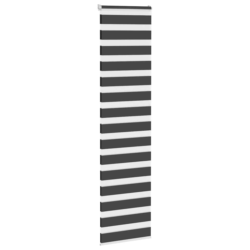 Sebragardin svart 60x200 cm stoff bredde 55,9 cm polyester