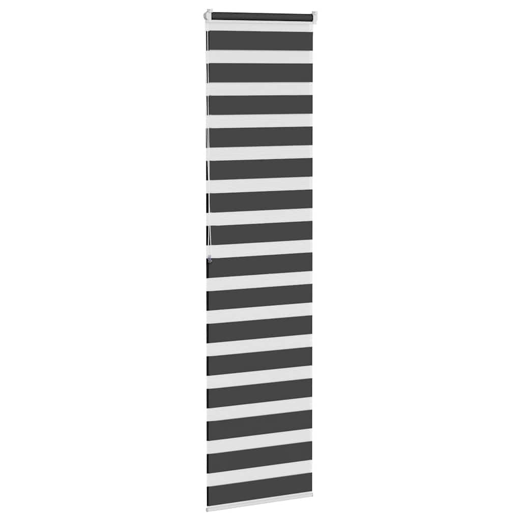 Sebragardin svart 60x200 cm stoff bredde 55,9 cm polyester