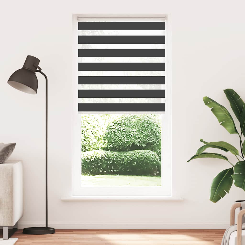 Sebragardin svart 100x200 cm stoff bredde 95,9 cm polyester