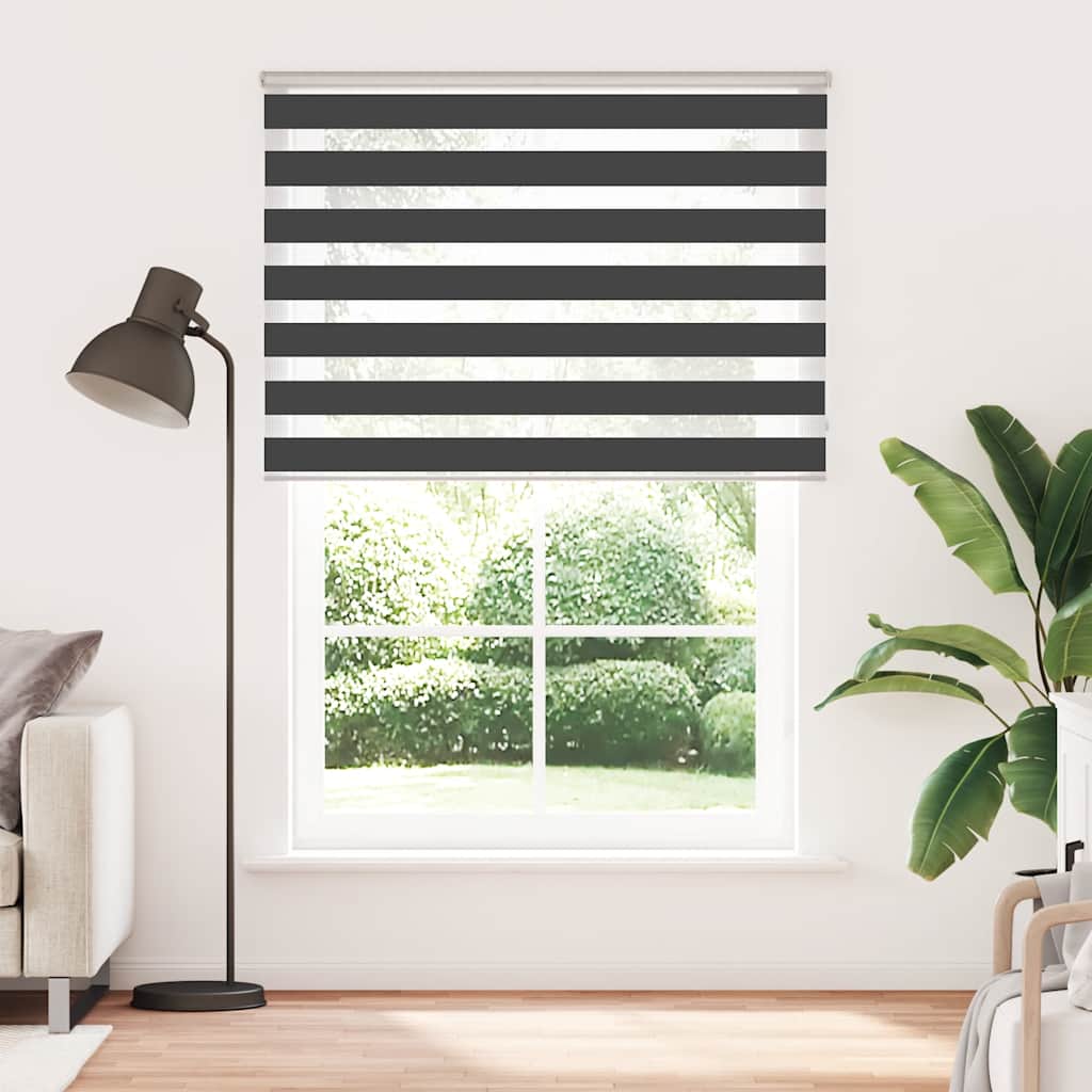 Sebragardin svart 155x200 cm stoff bredde 150,9 cm polyester